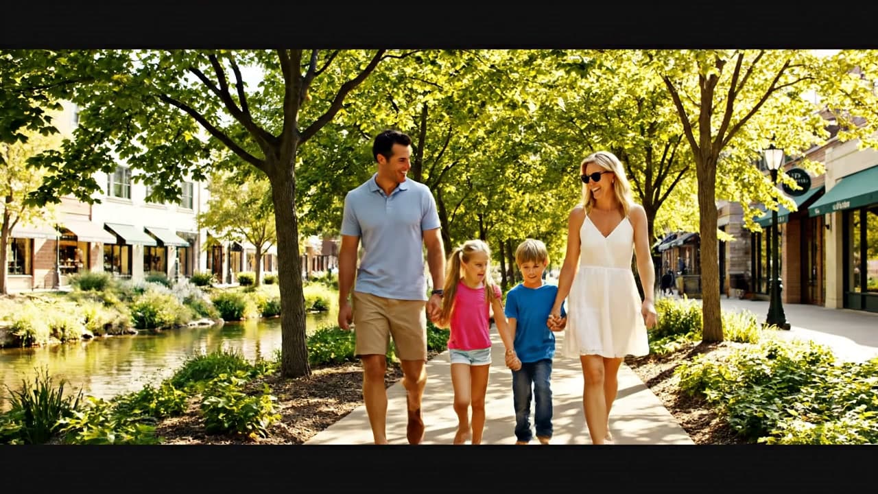 Cherry Creek neighborhood in Denver with families at Wash Park