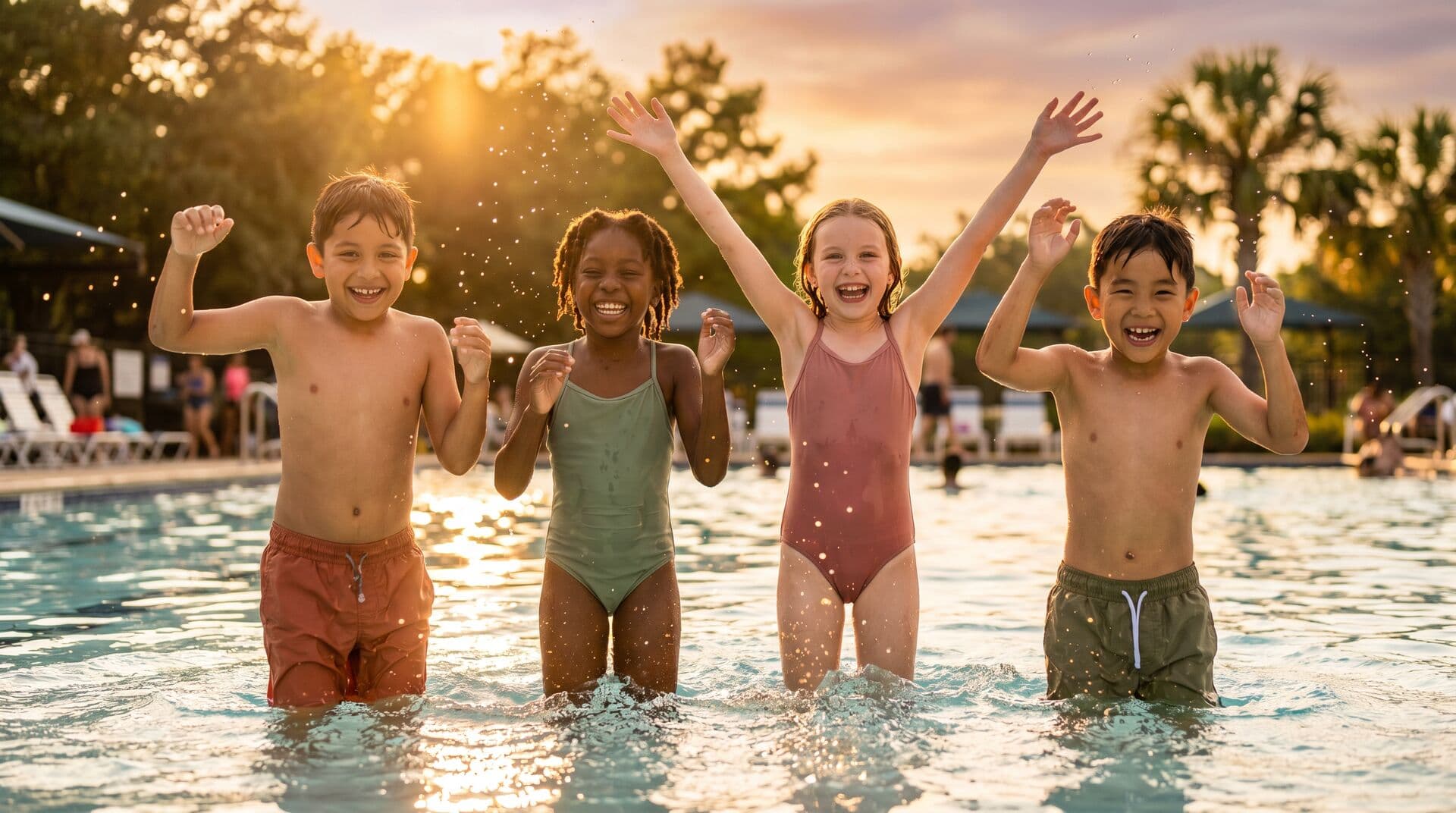 Children playing an organized game in a gymnasium